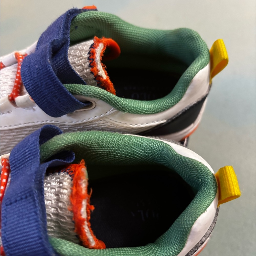 Polo by Ralph Lauren White Multi-Color Kids Sneakers - Picture 4 of 4